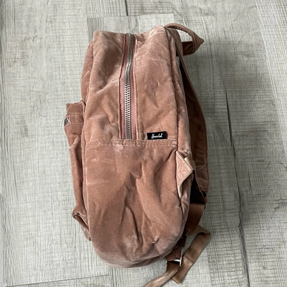 HERSCHEL Supply Co. Grove Velvet Backpack Dusty Pink